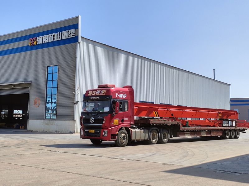 電動葫蘆門式起重機  MHxh10t—14m 外懸3.5/1.5m 制作完成，發往青海交付客戶使用