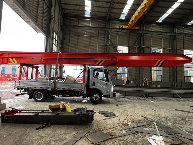 電動單梁起重機 LD5t-18.52m 制作完成 裝車發出